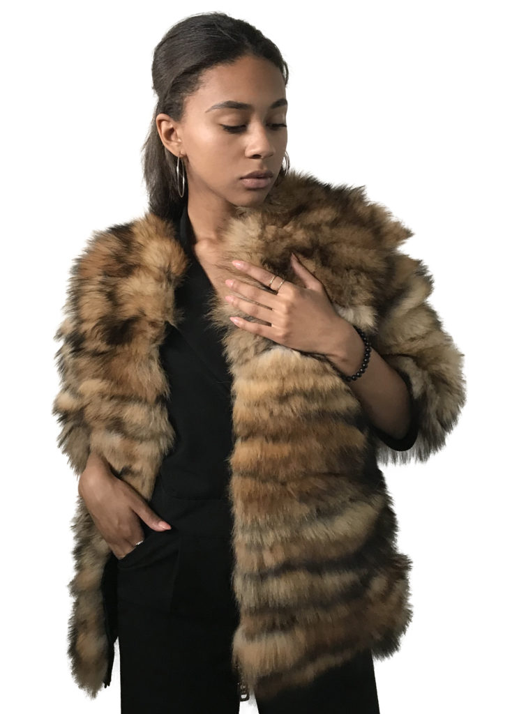 $330 Coat fox fur RO-1397 - RizhikOva