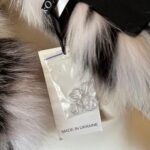 Fluffy Collar White Silver Fur Fox for winter coat parka hood 75 cm Mens and Womens  Handmade Products - Image 8