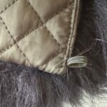 Navy Fluffy Collar Fur Fox for Winter Coat Parka Hood, 75 cm, Mens and Womens Handmade Products - Image 3