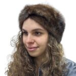 Mink Fur Headband Winter Fur Turban for Women Handmade Products - Image 5